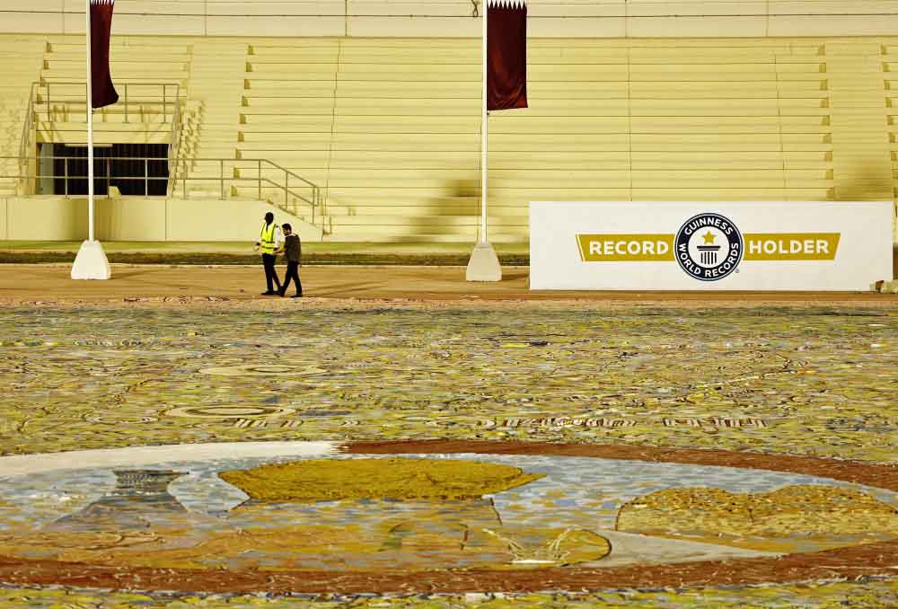 The Story of a Ball - world's largest art canvas - unveiled in Qatar