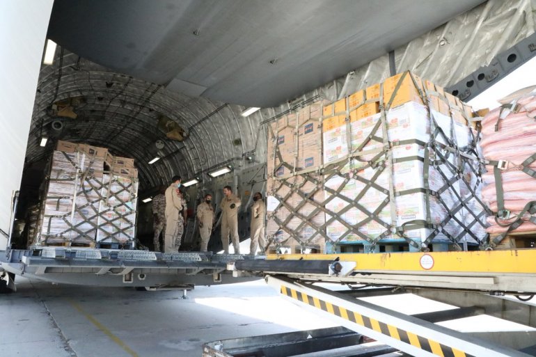 Third shipment of Qatari food aid for Lebanese army arrives in Beirut