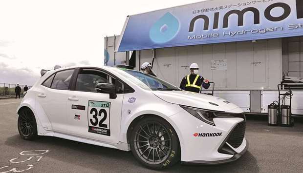 Toyota accelerating development of hydrogen engine technologies through motorsports