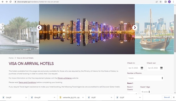 Visa on Arrival hotel bookings begin on Discover Qatar website