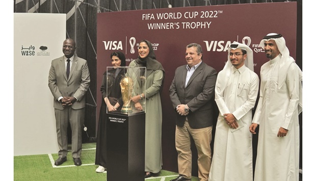 Visa, WISE bring FIFA World Cup Winnerقs Trophy to Qatar