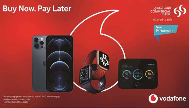Vodafone, Commercial Bank tie up for قBuy Now Pay Laterق offer
