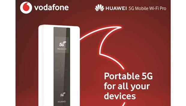 Vodafone rolls out Huawei 5G mobile Wi-Fi Pro device