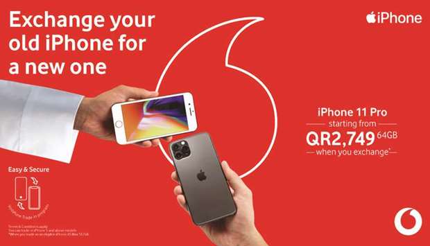 Vodafone unveils trade-in offer on iPhones