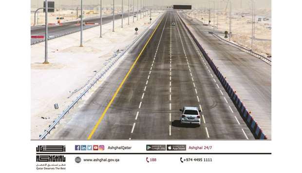Wakrah Bypass Road partially opened