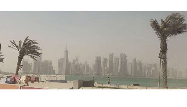 Windy, dusty weather to continue today, humidity to rise from Saturday